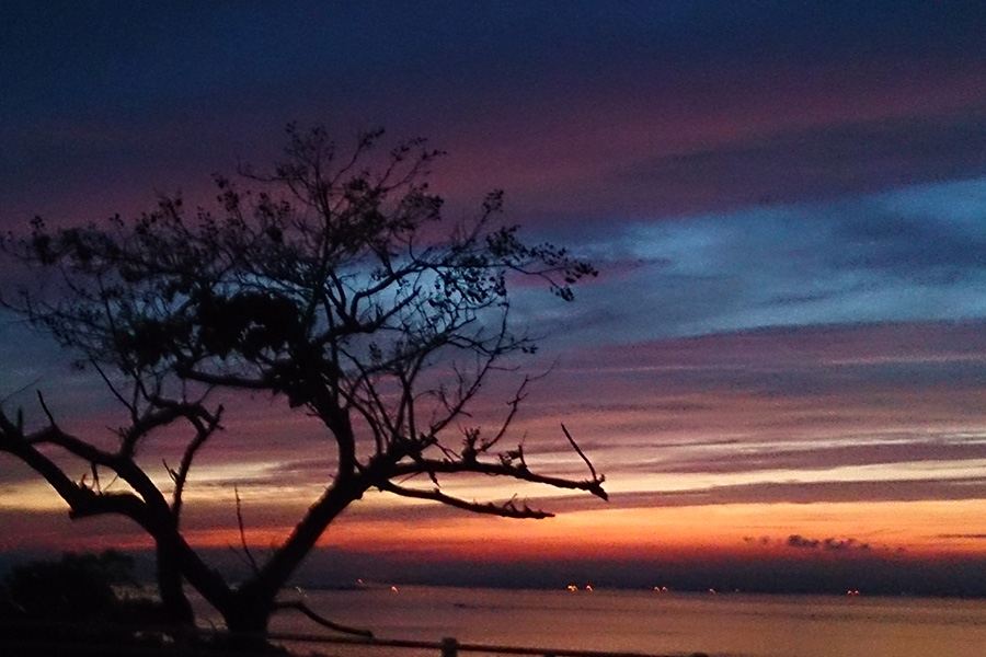 オリビアン小豆島　夕陽丘ホテル　夕陽フォト